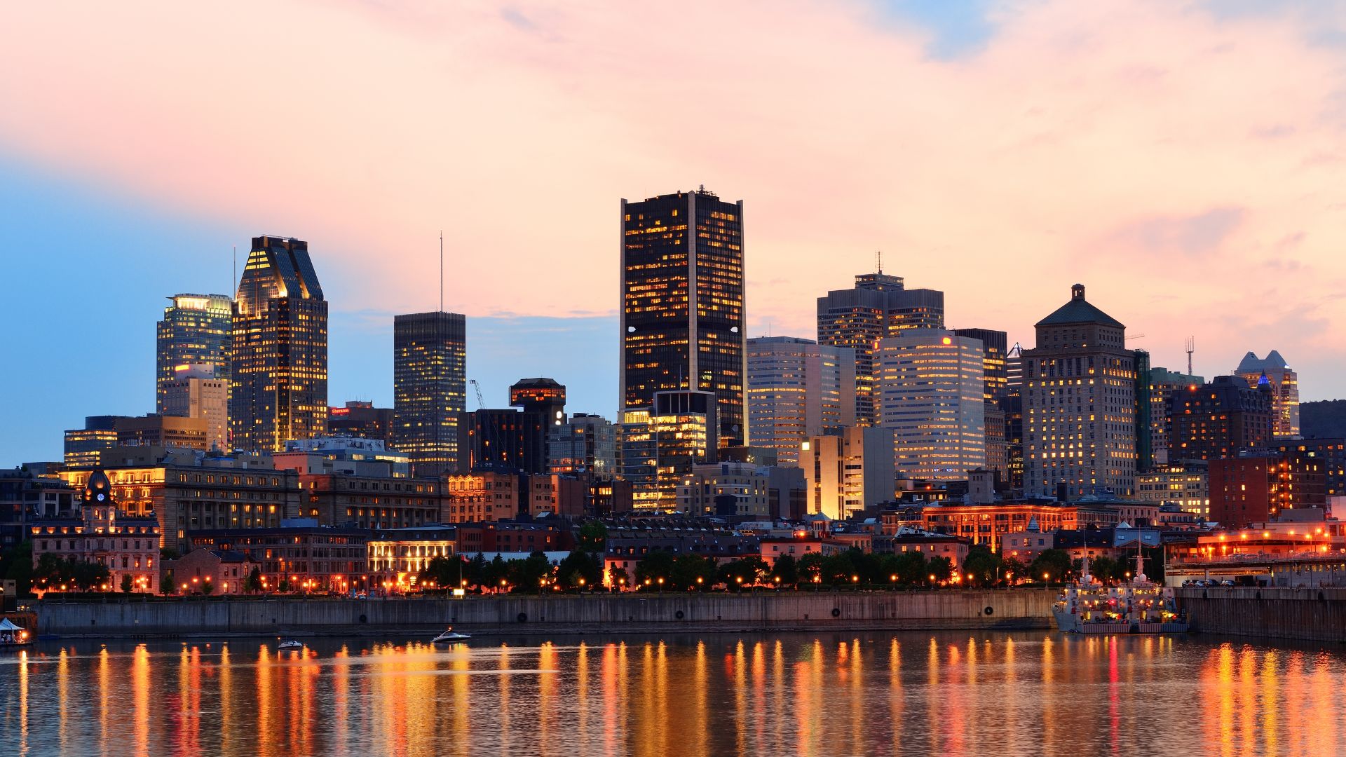 Become A Canadian montreal skyline